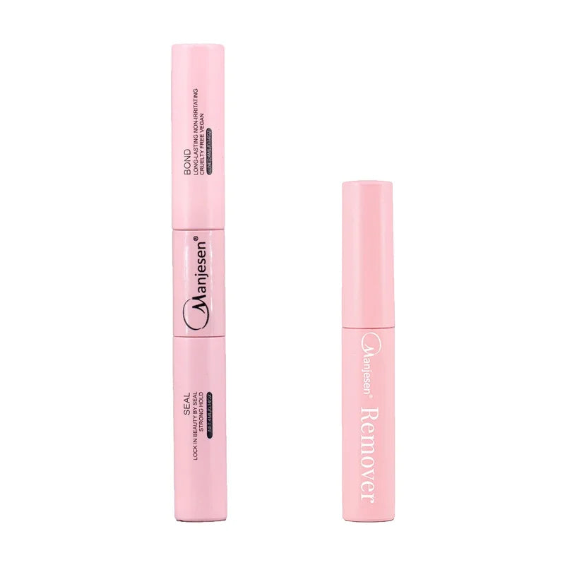 DIY Lash Extension Kit Lash Bond and Seal Remover Tweezers Makeup Set Individual Lashes Clusters Eyelashes Tools