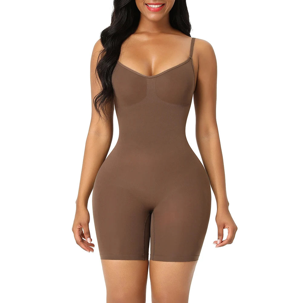 Seamless Sculpting Bodysuit – Push-Up Butt Lifter & Thigh Slimmer