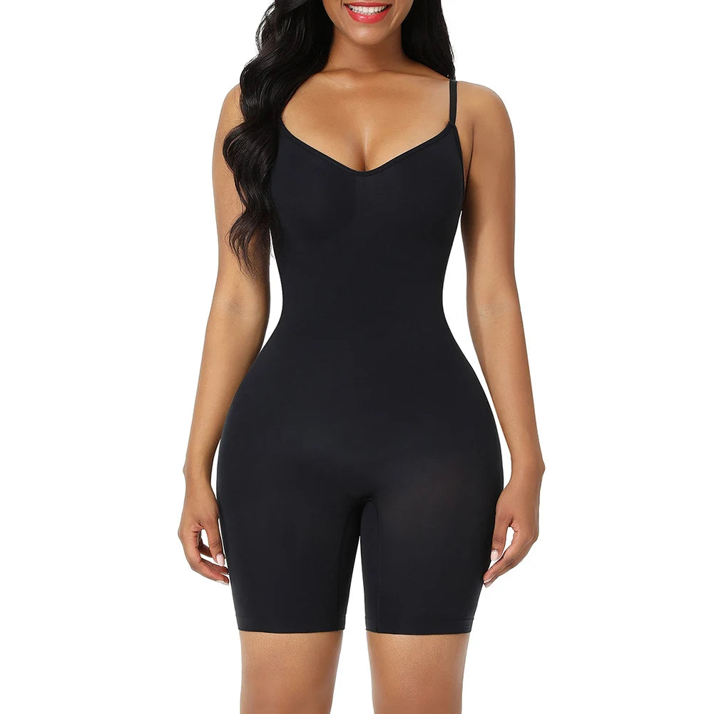 Seamless Sculpting Bodysuit – Push-Up Butt Lifter & Thigh Slimmer