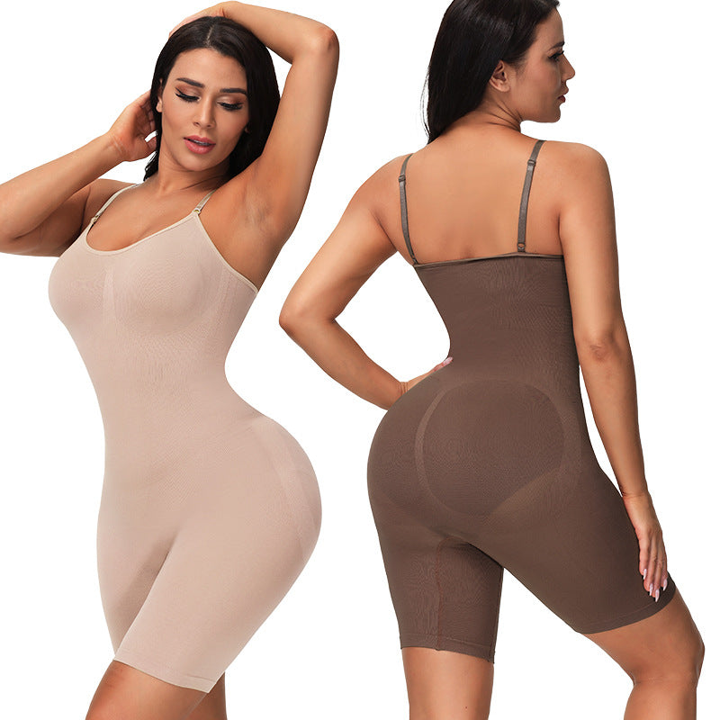 Seamless One-Piece Corset – Belly Control & Hip Lifting