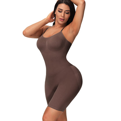 Seamless One-Piece Corset – Belly Control & Hip Lifting