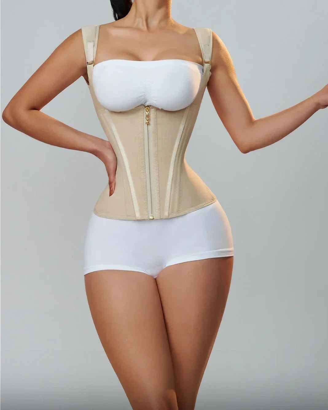 Double Compression Waist Trainer – Adjustable Body Shaper