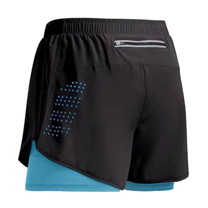 Men's 2-in-1 Quick-Dry Gym Shorts
