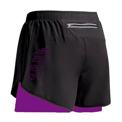 Men's 2-in-1 Quick-Dry Gym Shorts