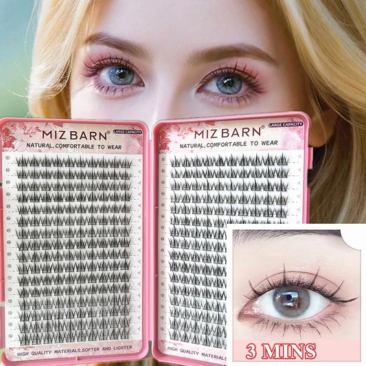 MIZ BARN 32 Rows Eyeslashes Extension Personal EyeLash Individual Cluster Grafting Wholesale False Eyelashes