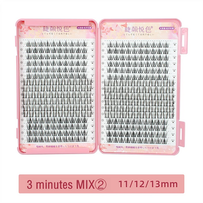 MIZ BARN 32 Rows Eyeslashes Extension Personal EyeLash Individual Cluster Grafting Wholesale False Eyelashes