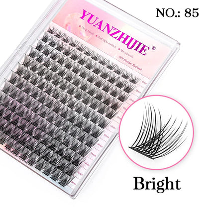 DIY Lashes Extension 8-16mm Mix Length Eyelashes Segmented Eyelashes Bundle Lash