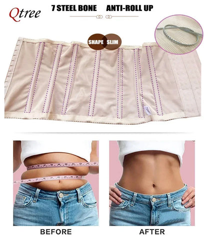 Slimming Waist Trainer Belt – Firm Compression Body Shaper