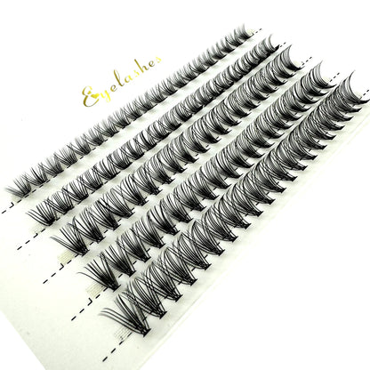 "60D/80D Mink Lash Extensions | 3D Russian Volume Clusters – Natural & Full Look