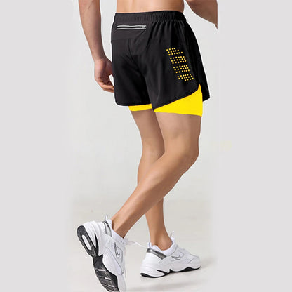 Men's 2-in-1 Quick-Dry Gym Shorts