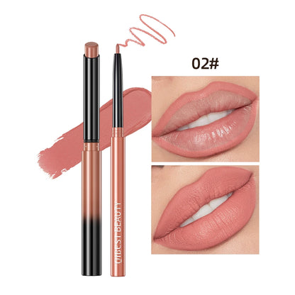 Matte Lipliner & Lipstick Set | Long-Lasting, Non-Stick Nude & Red