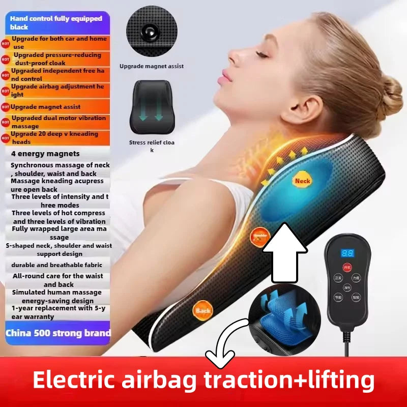 Electric Shiatsu Neck & Back Massager – Heated & Vibrating