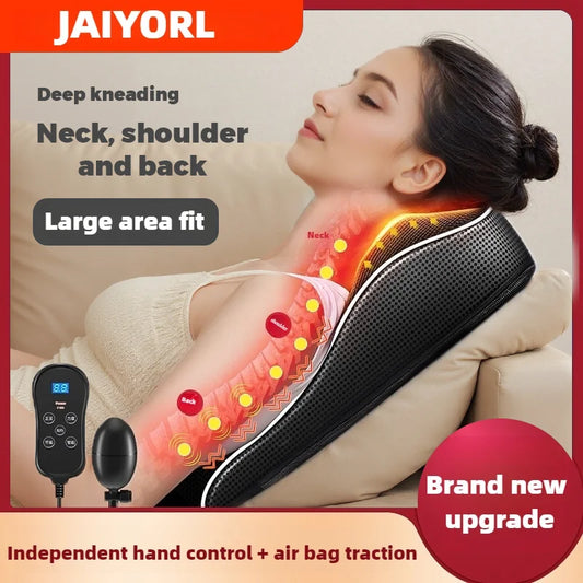 Electric Shiatsu Neck & Back Massager – Heated & Vibrating