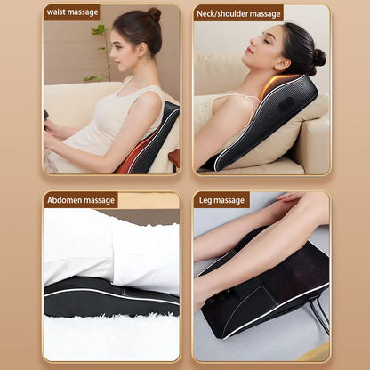 Electric Shiatsu Neck & Back Massager – Heated & Vibrating