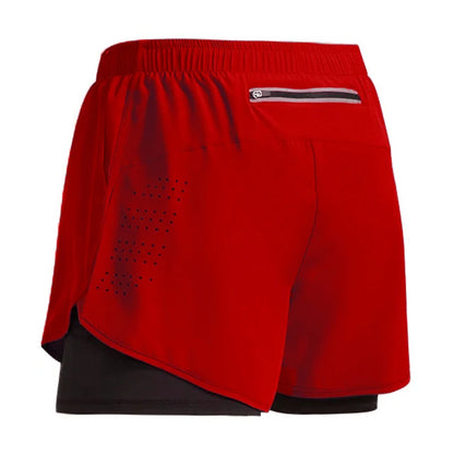 Men's 2-in-1 Quick-Dry Gym Shorts
