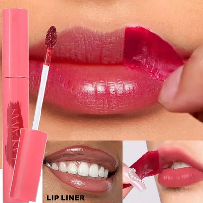 Matte Peel-Off Lip Tint | Waterproof, Long-Lasting Lip Stain & Liner