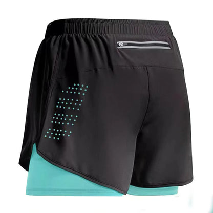 Men's 2-in-1 Quick-Dry Gym Shorts