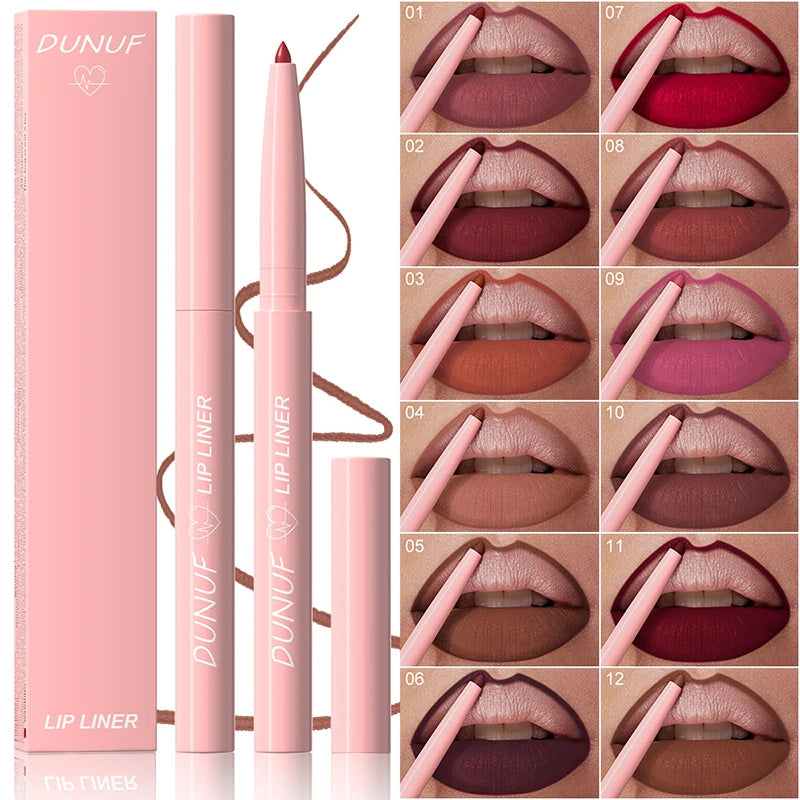 Matte Long-Lasting Lip Liner | Waterproof, Creamy & Plumping