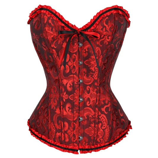 Women's Lace Corset – Sexy Vintage Overbust Bustier