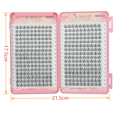 MIZ BARN 32 Rows Eyeslashes Extension Personal EyeLash Individual Cluster Grafting Wholesale False Eyelashes