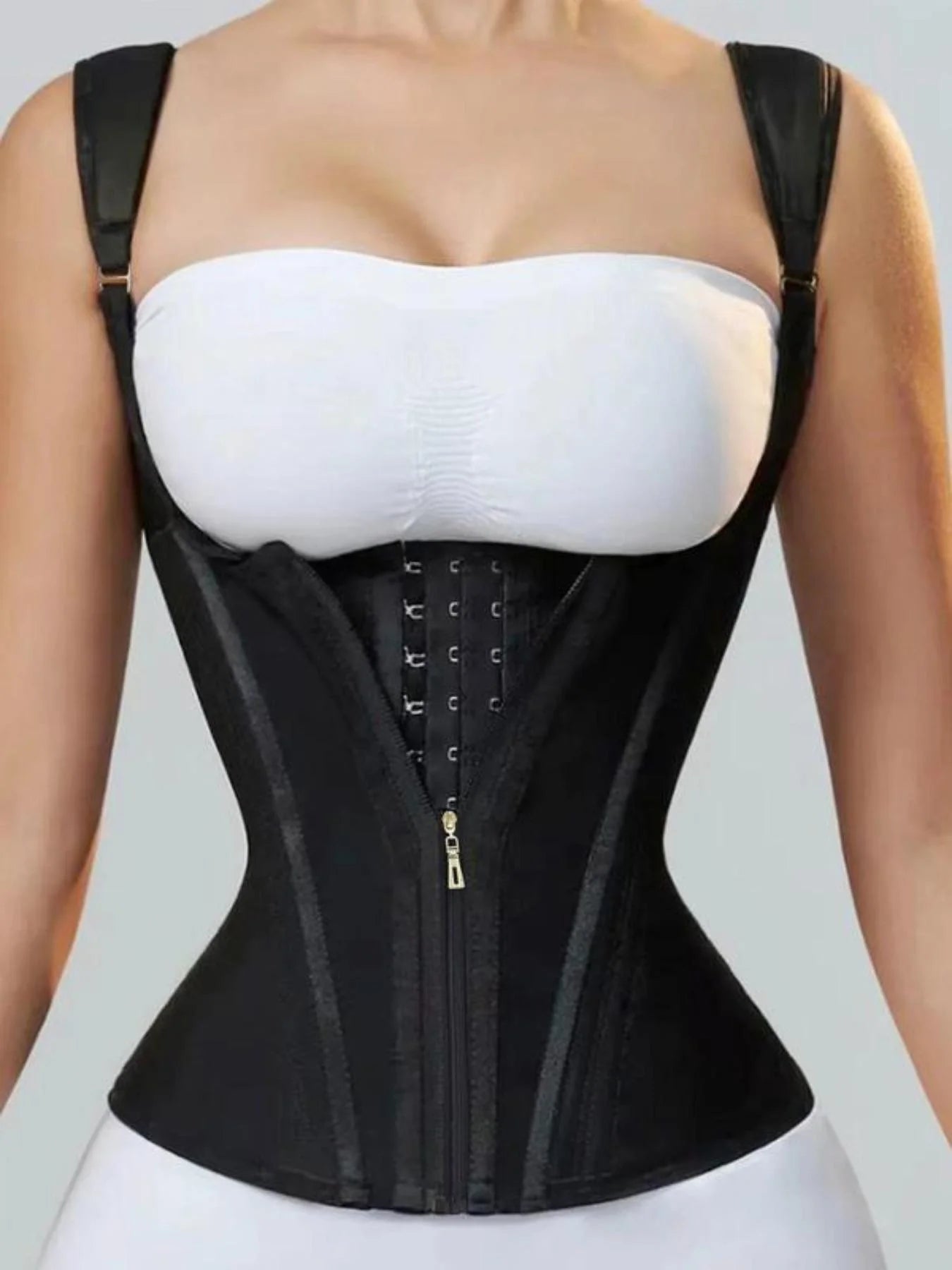 Double Compression Waist Trainer – Adjustable Body Shaper