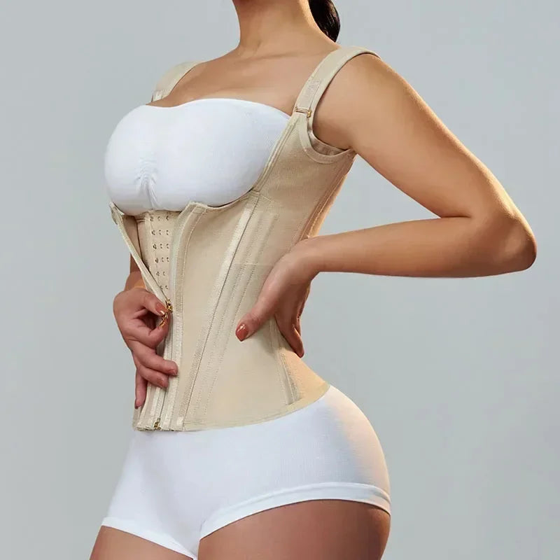 Double Compression Waist Trainer – Adjustable Body Shaper