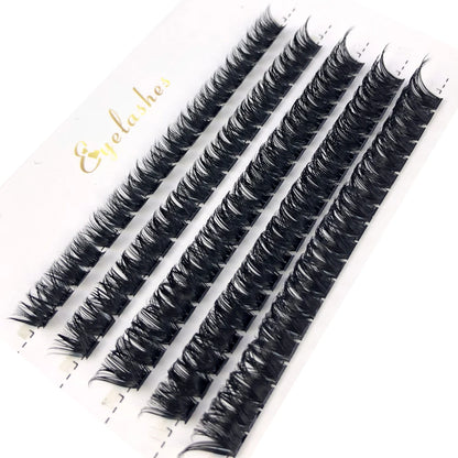 "60D/80D Mink Lash Extensions | 3D Russian Volume Clusters – Natural & Full Look