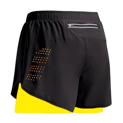 Men's 2-in-1 Quick-Dry Gym Shorts