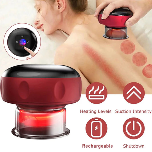 Smart Electric Cupping Massager – Heated Suction Therapy