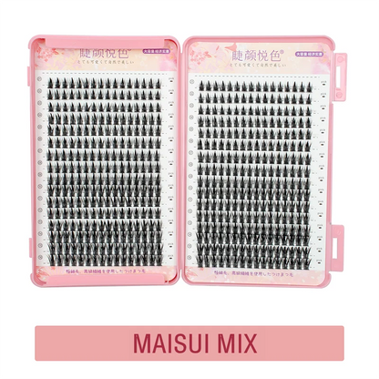 MIZ BARN 32 Rows Eyeslashes Extension Personal EyeLash Individual Cluster Grafting Wholesale False Eyelashes