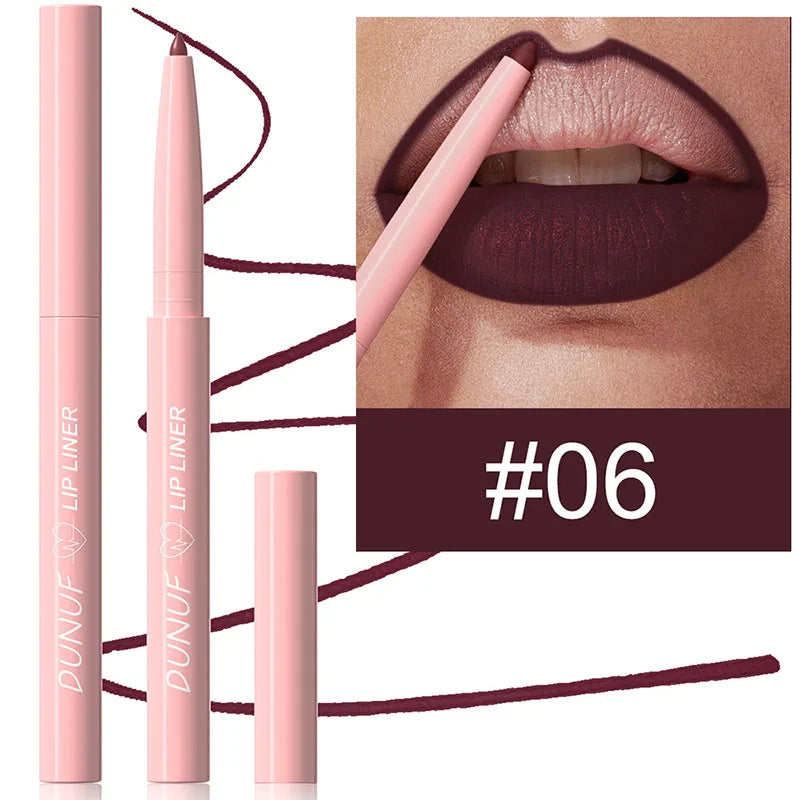 Matte Long-Lasting Lip Liner | Waterproof, Creamy & Plumping