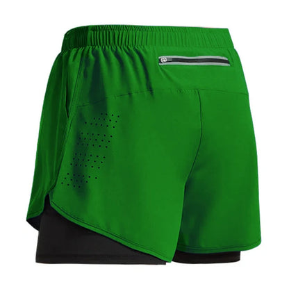 Men's 2-in-1 Quick-Dry Gym Shorts