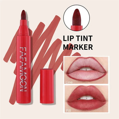 Long-Lasting Waterproof Matte Lip Stain | Lipstick & Lipliner in One