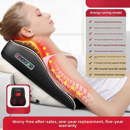 Electric Shiatsu Neck & Back Massager – Heated & Vibrating