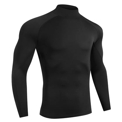 Men Fitness Bodybuilding Sport Shirt Long Sleeve Compression